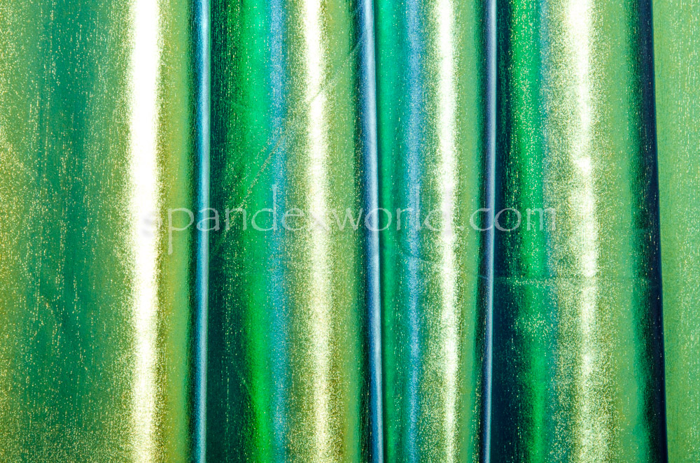 4 Way Reflective Metallic Spandex (Hawaii Blue)