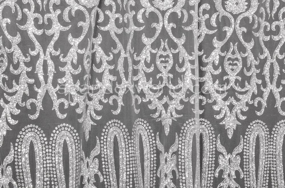  Cracked Ice Lace (Silver)