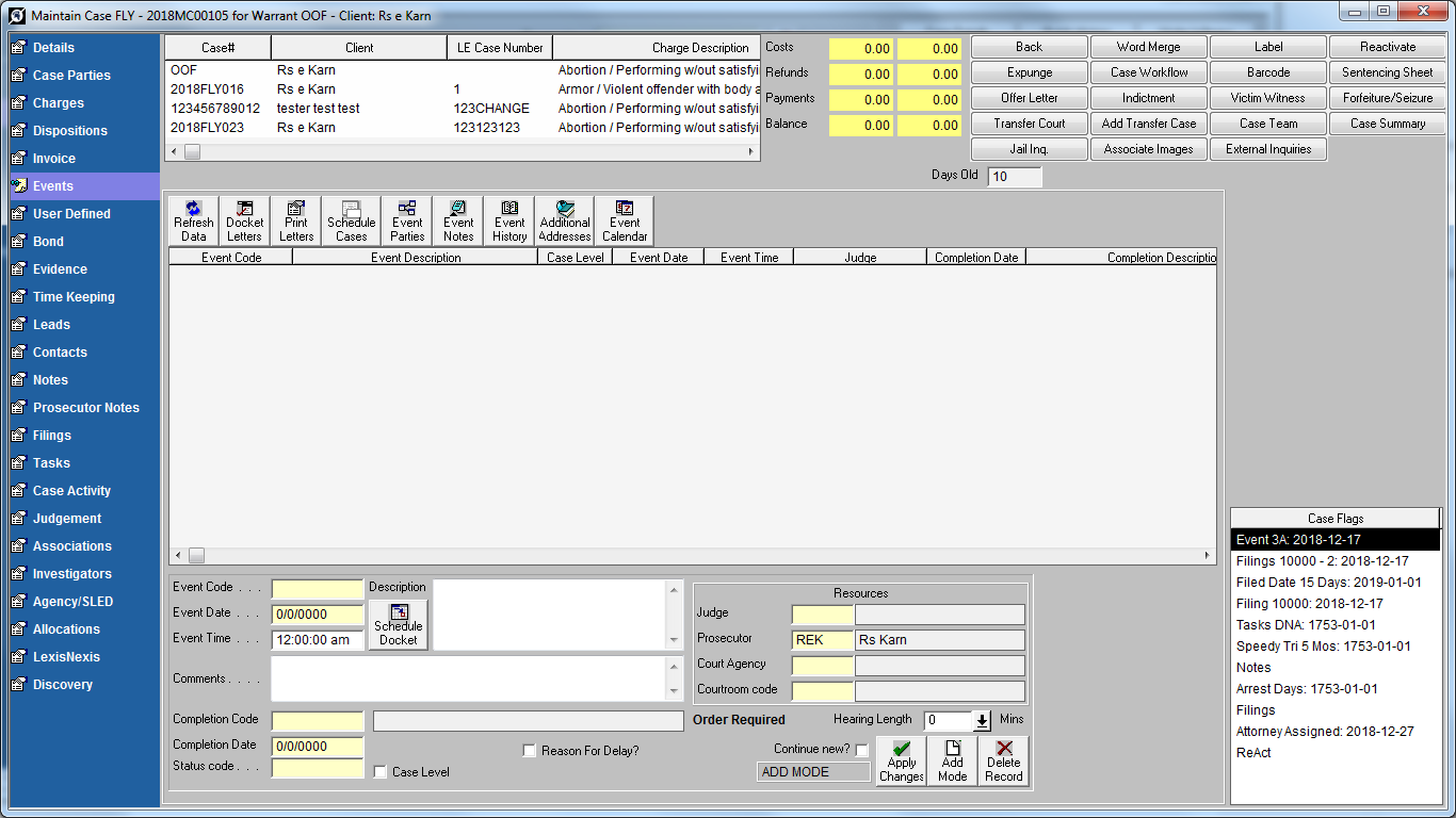 Attorney Scheduling