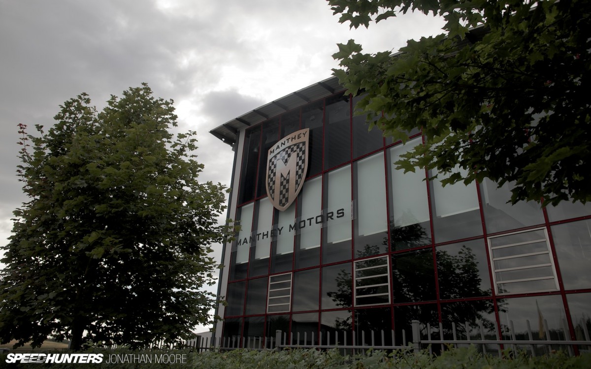 Manthey Racing headquarters on the Gewerbe Park at the Nürburgring Nordschleife, Germany