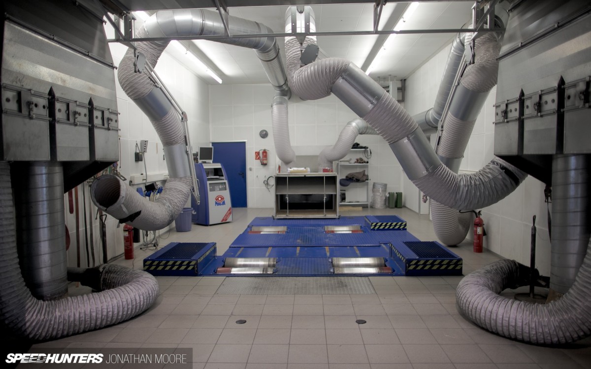 Manthey Racing headquarters on the Gewerbe Park at the Nürburgring Nordschleife, Germany