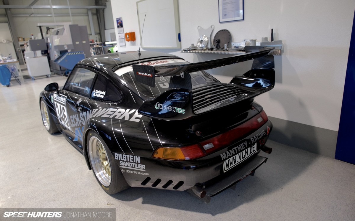 Manthey Racing headquarters on the Gewerbe Park at the Nürburgring Nordschleife, Germany