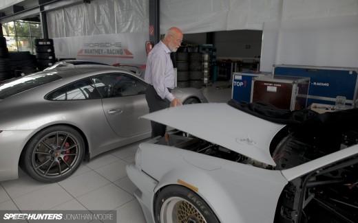Manthey Racing headquarters on the Gewerbe Park at the Nürburgring Nordschleife,&nbsp;Germany