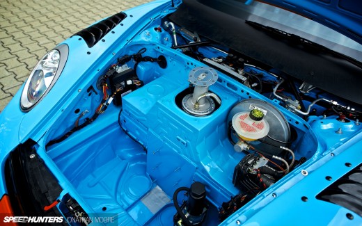 The workshop of specialist Porsche tuners 9FF