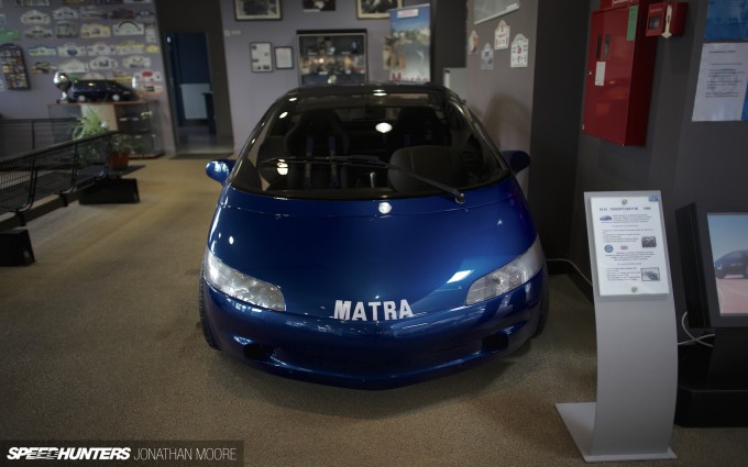 Musée Matra, the museum dedicated to the racing and road car output of French automobile company Matra (Mécanique-Aviation-TRAction)