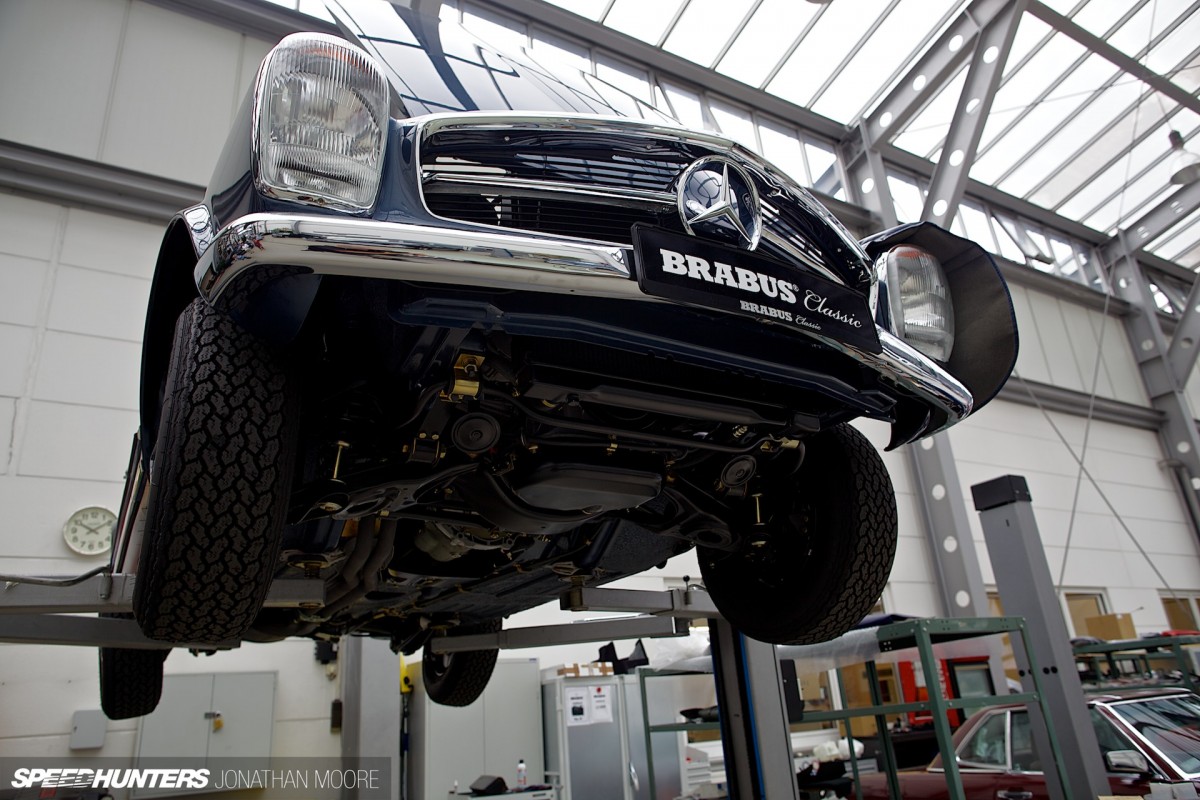 The headquarters and manufacturing facilities of Brabus, specialist tuners of high performance Mercedes-Benz cars