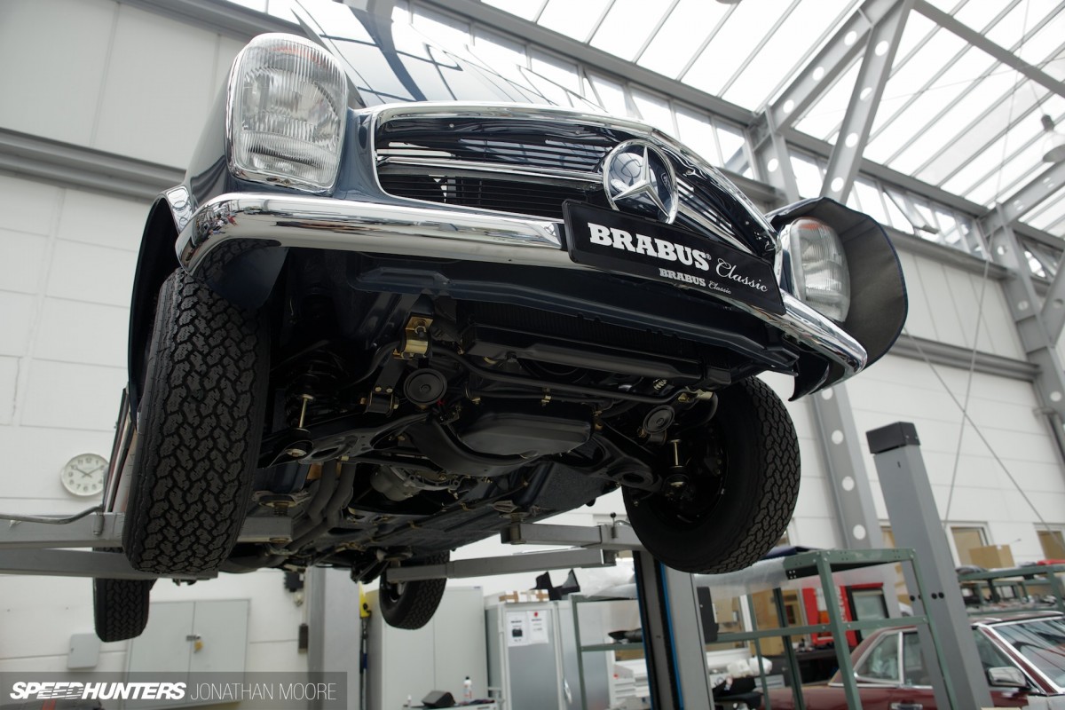 The headquarters and manufacturing facilities of Brabus, specialist tuners of high performance Mercedes-Benz cars