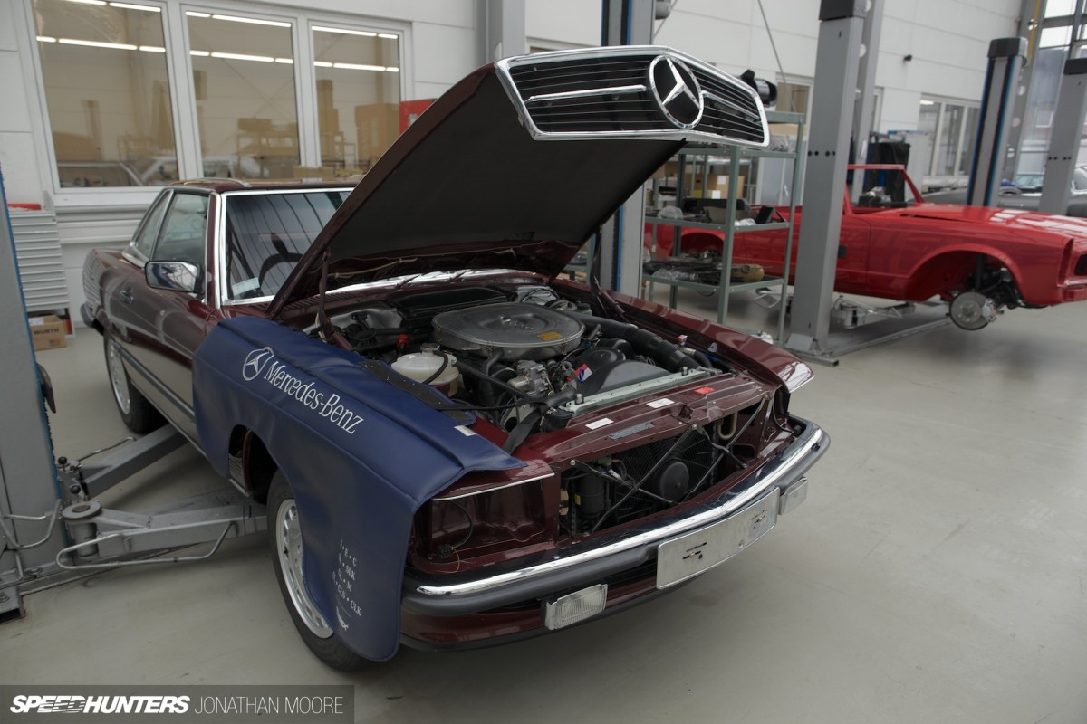 The headquarters and manufacturing facilities of Brabus, specialist tuners of high performance Mercedes-Benz cars