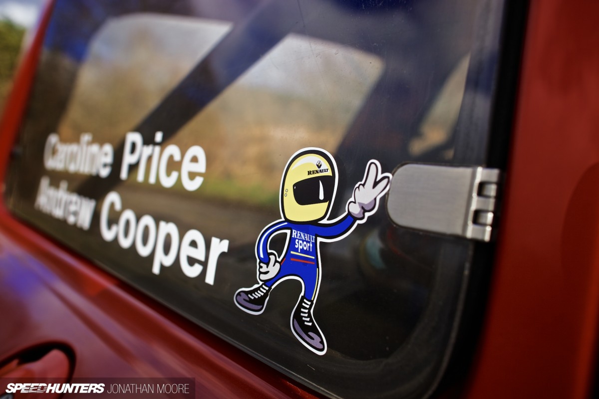 Andrew Cooper's Renault 5 Turbo, prepared by John Price Racing