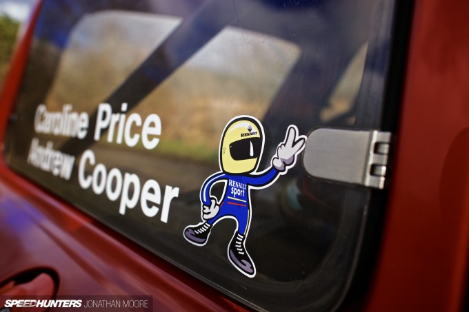 Andrew Cooper's Renault 5 Turbo, prepared by John Price Racing