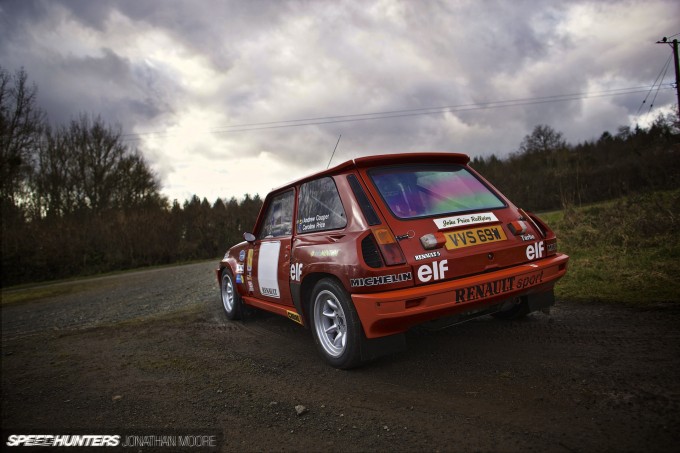 Andrew Cooper's Renault 5 Turbo, prepared by John Price Racing