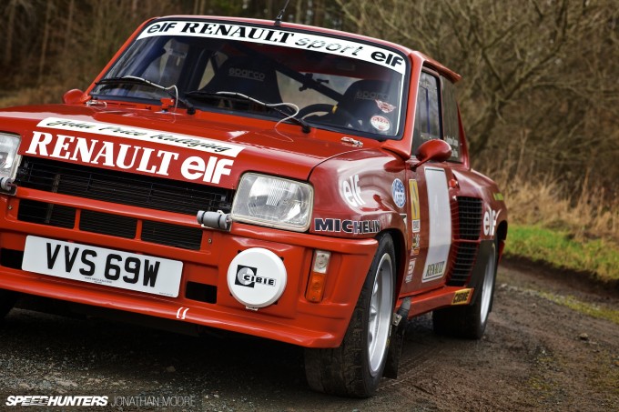 Andrew Cooper's Renault 5 Turbo, prepared by John Price Racing