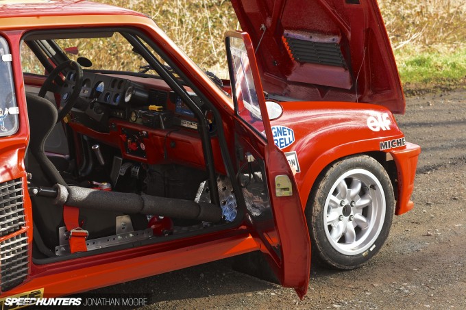 Andrew Cooper's Renault 5 Turbo, prepared by John Price Racing