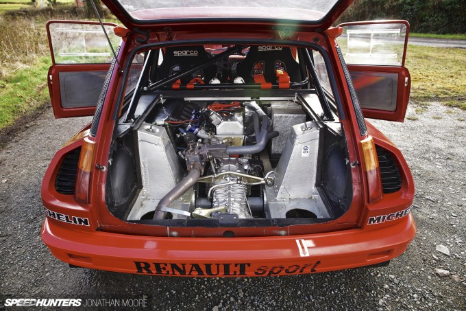 Andrew Cooper's Renault 5 Turbo, prepared by John Price Racing