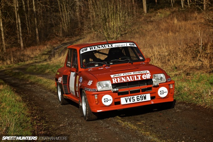 Andrew Cooper's Renault 5 Turbo, prepared by John Price Racing