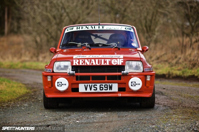 Andrew Cooper's Renault 5 Turbo, prepared by John Price Racing