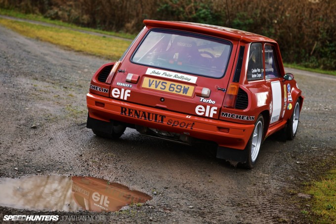 Andrew Cooper's Renault 5 Turbo, prepared by John Price Racing