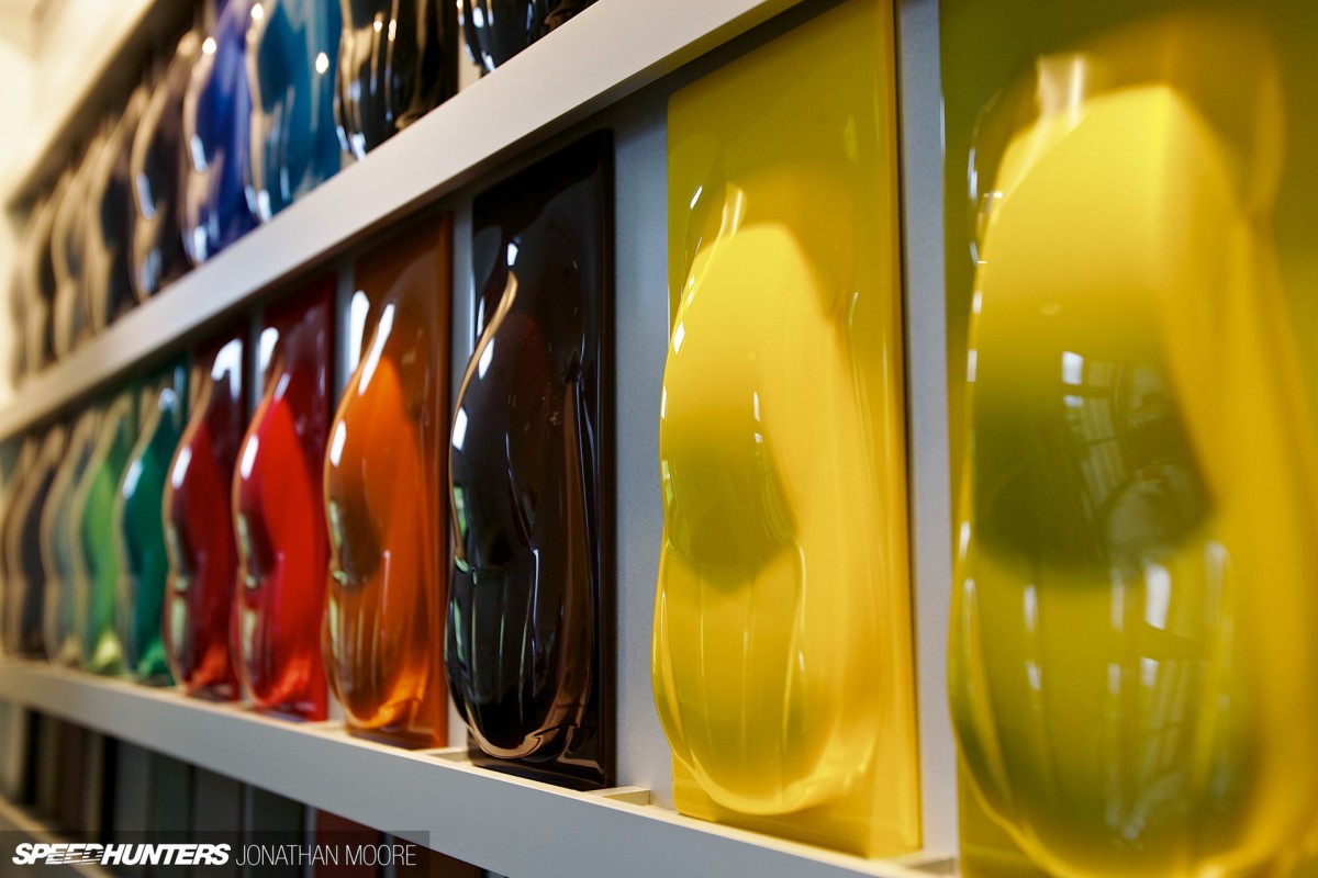 The Aston Martin headquarters and production line at Gaydon in the UK