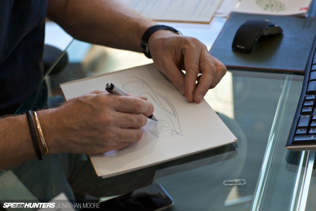 Marek Reichman, Aston Martin's Director Of Design, at the company's headquarters in Gaydon