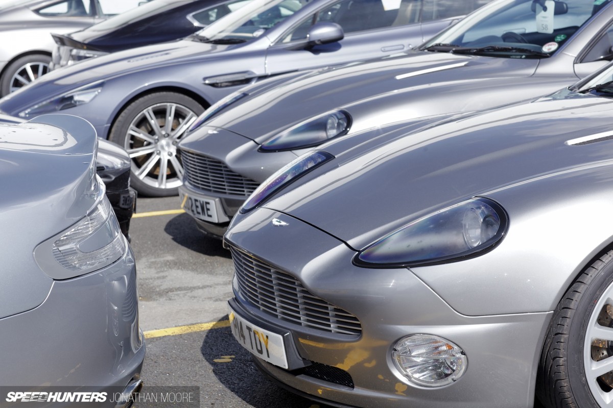 The Aston Martin Heritage Works facility in Newport Pagnell
