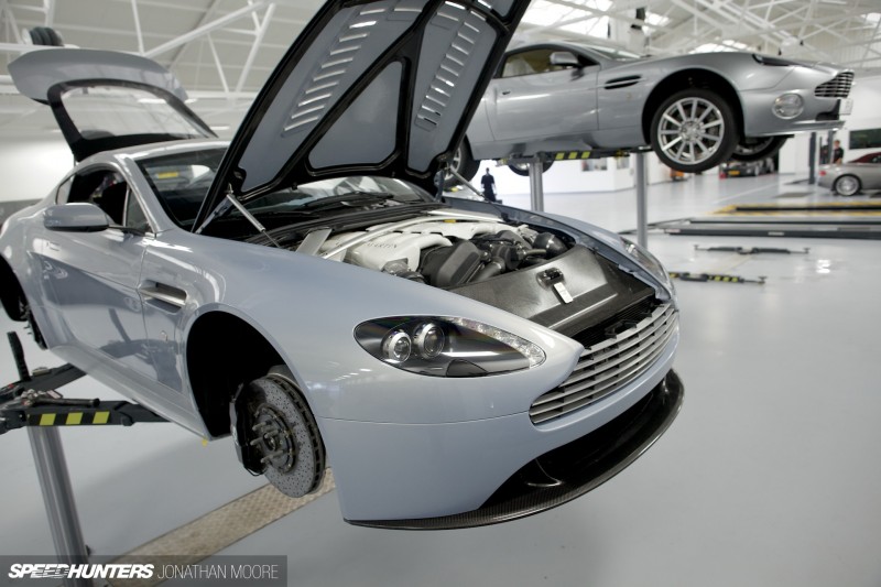 The Aston Martin Heritage Works facility in Newport&nbsp;Pagnell