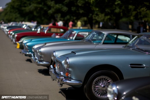 The Centenary Celebration event at Kensington Gardens, London, bringing together the largest collection of Aston Martins n history to celebrate the hundredth anniversary of the&nbsp;company