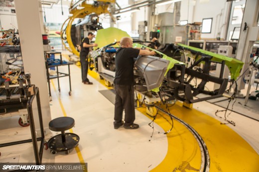 Lamborghini Factory Italy Aventador production line-18