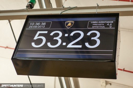 Lamborghini Factory Italy Aventador production line-19