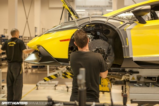 Lamborghini Factory Italy Aventador production line-25