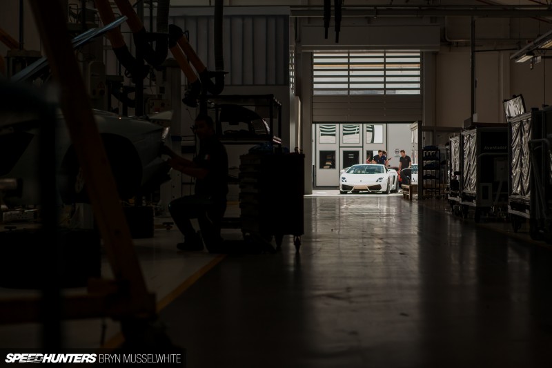Lamborghini Factory Italy Aventador production line-29