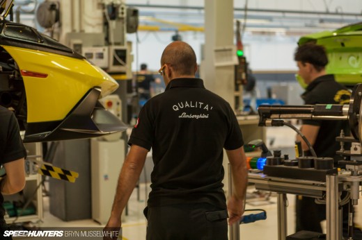 Lamborghini Factory Italy Aventador production line-34