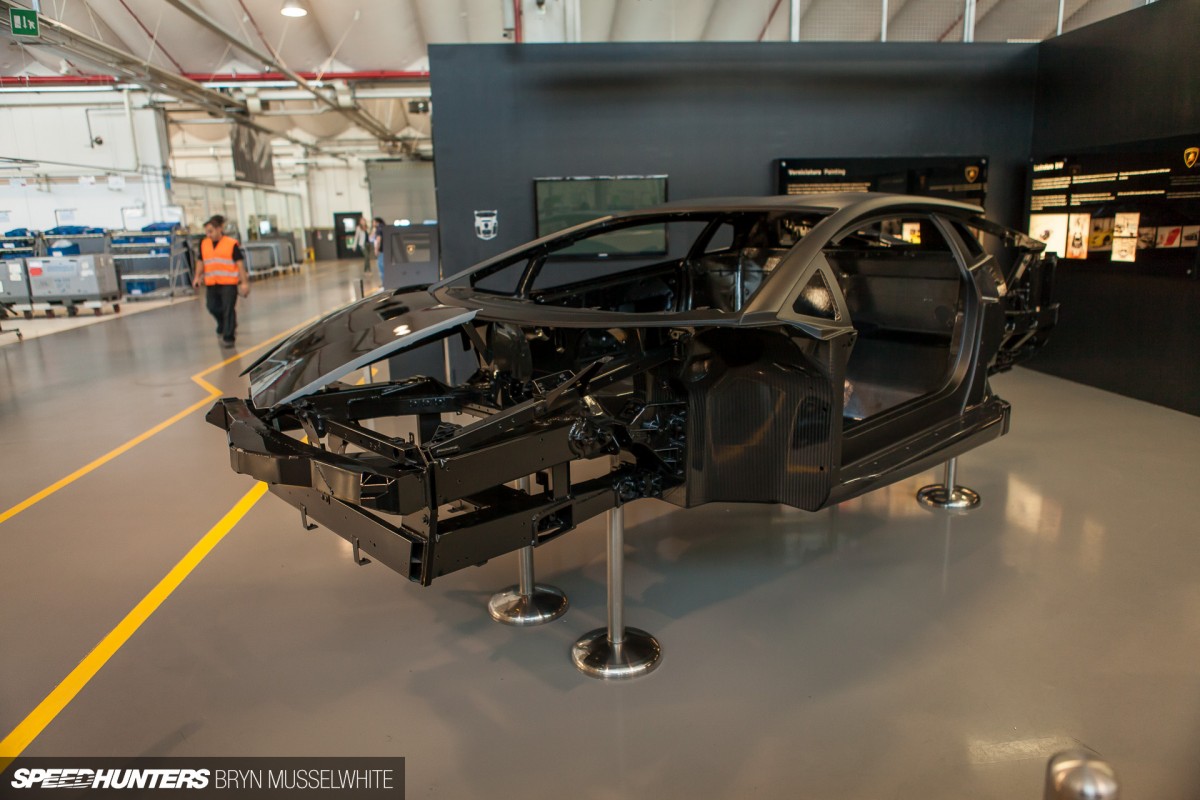 Lamborghini Factory Italy Aventador production line-7