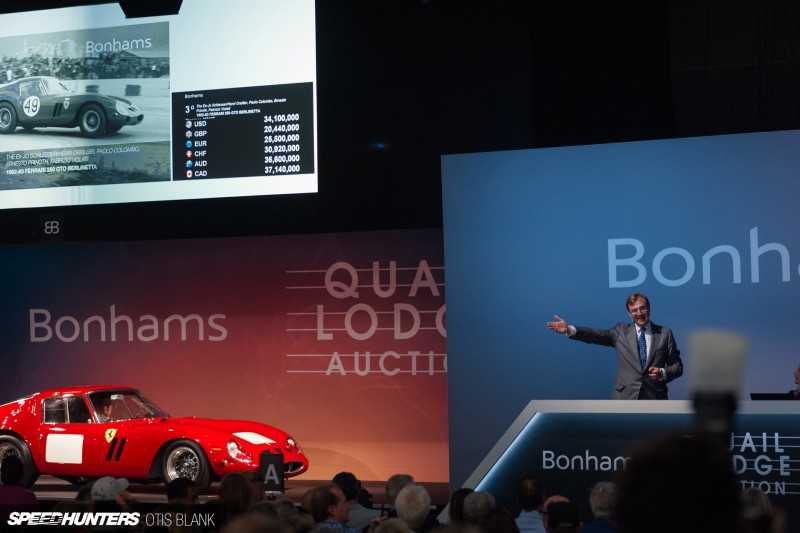 Ferrari 250 GTO Bonham’s Monterey 2014 Otis Blank&nbsp;050