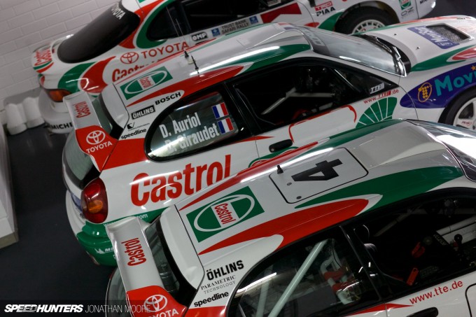 The Toyota Motorsports Group museum at their headquarters in Cologne, located in one of the wind tunnel buildings from their Formula 1 programme