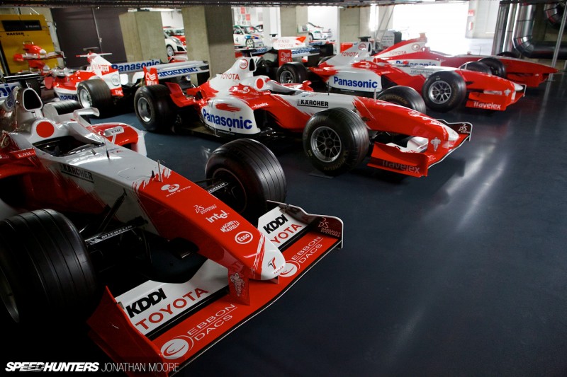 The Toyota Motorsports Group museum at their headquarters in Cologne, located in one of the wind tunnel buildings from their Formula 1&nbsp;programme