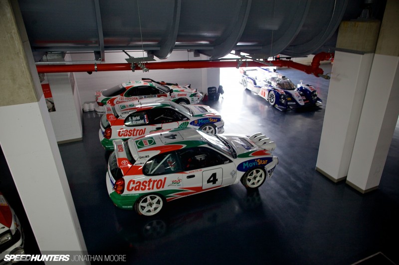 The Toyota Motorsports Group museum at their headquarters in Cologne, located in one of the wind tunnel buildings from their Formula 1&nbsp;programme