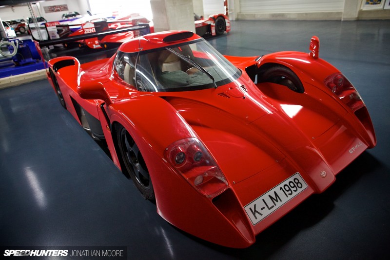 The Toyota Motorsports Group museum at their headquarters in Cologne, located in one of the wind tunnel buildings from their Formula 1&nbsp;programme