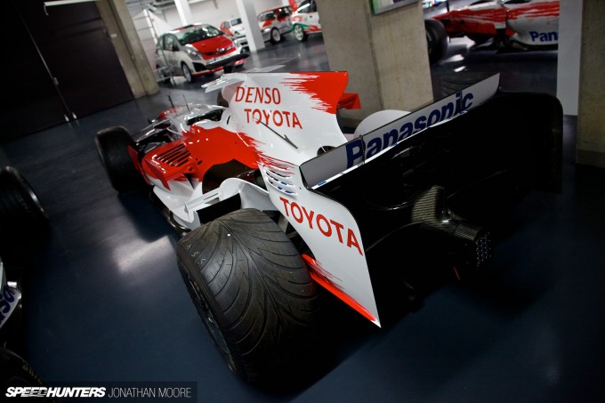 The Toyota Motorsports Group museum at their headquarters in Cologne, located in one of the wind tunnel buildings from their Formula 1 programme