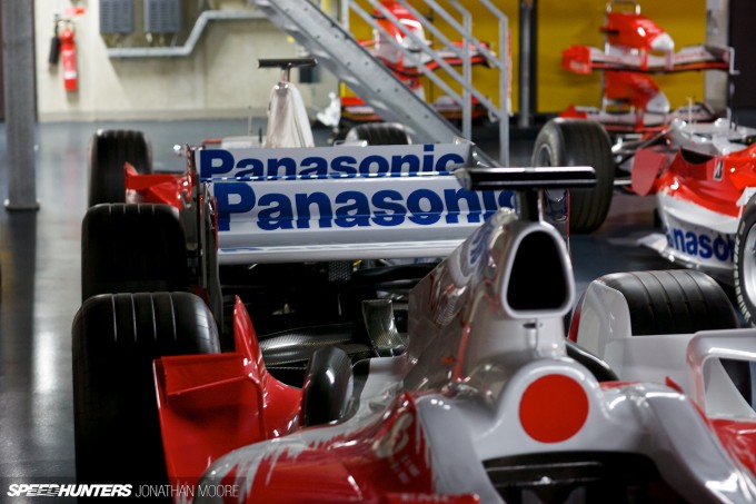 The Toyota Motorsports Group museum at their headquarters in Cologne, located in one of the wind tunnel buildings from their Formula 1 programme