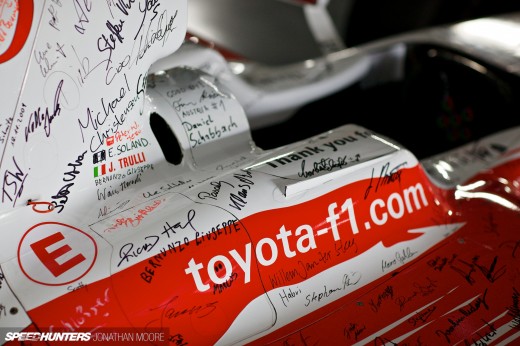 The Toyota Motorsports Group museum at their headquarters in Cologne, located in one of the wind tunnel buildings from their Formula 1&nbsp;programme