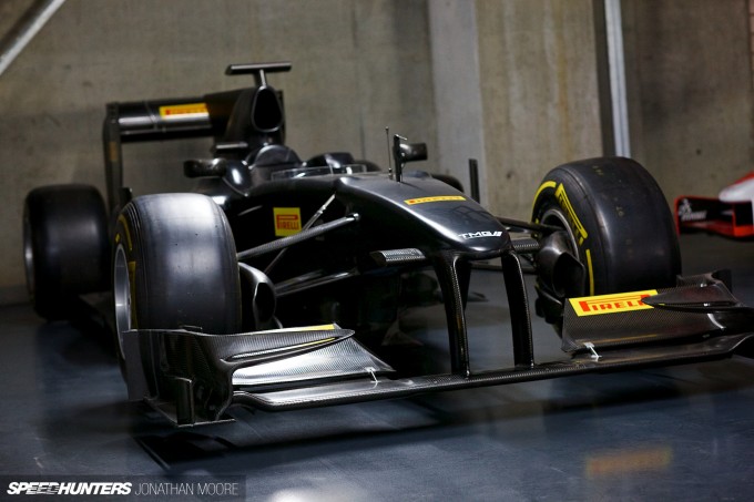 The Toyota Motorsports Group museum at their headquarters in Cologne, located in one of the wind tunnel buildings from their Formula 1 programme