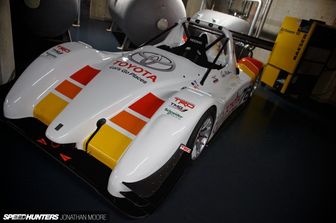 The Toyota Motorsports Group museum at their headquarters in Cologne, located in one of the wind tunnel buildings from their Formula 1 programme