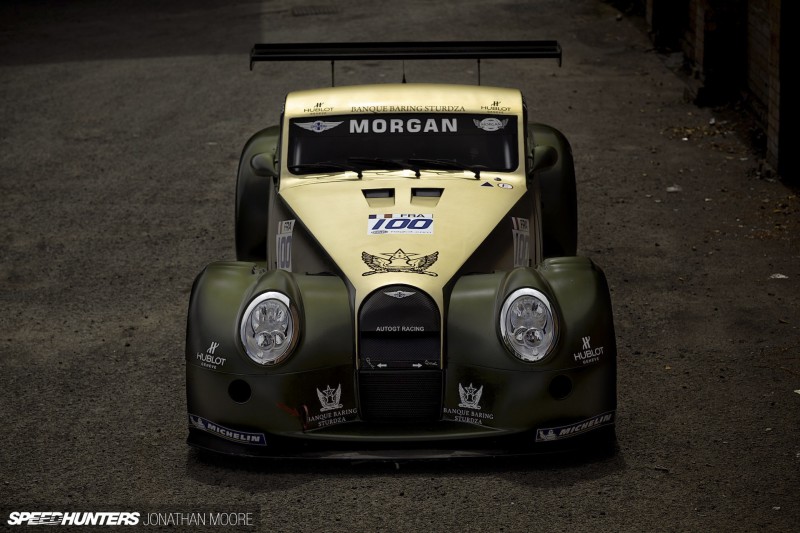 Photo shoot of the 2009 Morgan Aero 8 GT3 racecar which ran in that year’s FIA GT3&nbsp;Championship