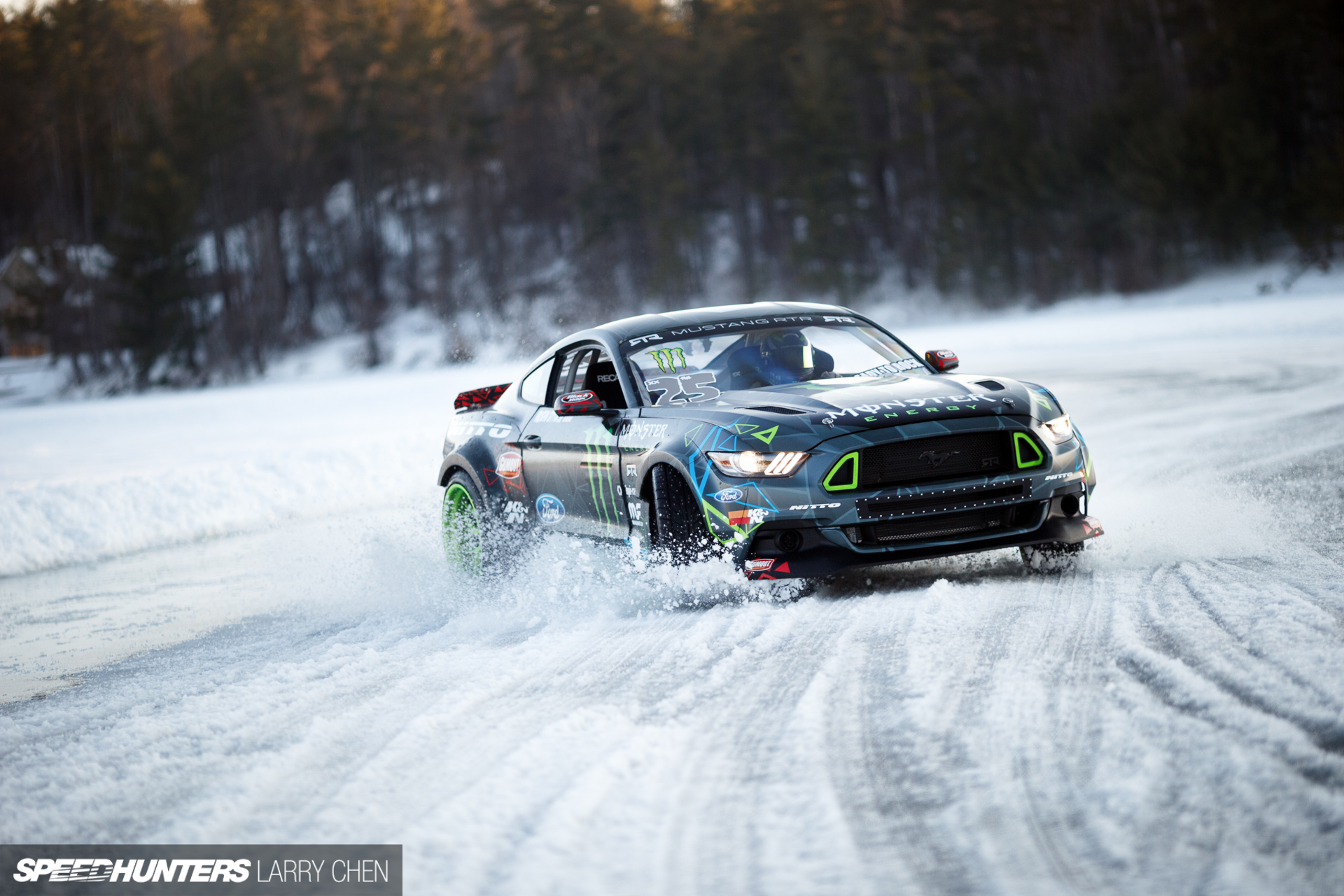Mustang Meltdown:</br> Vaughn Gittin Jr. On Ice