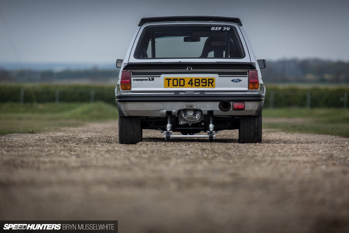 Old Skool Ford Fiesta 100E Cosworth Subaru Santa Pod (21 of 84)