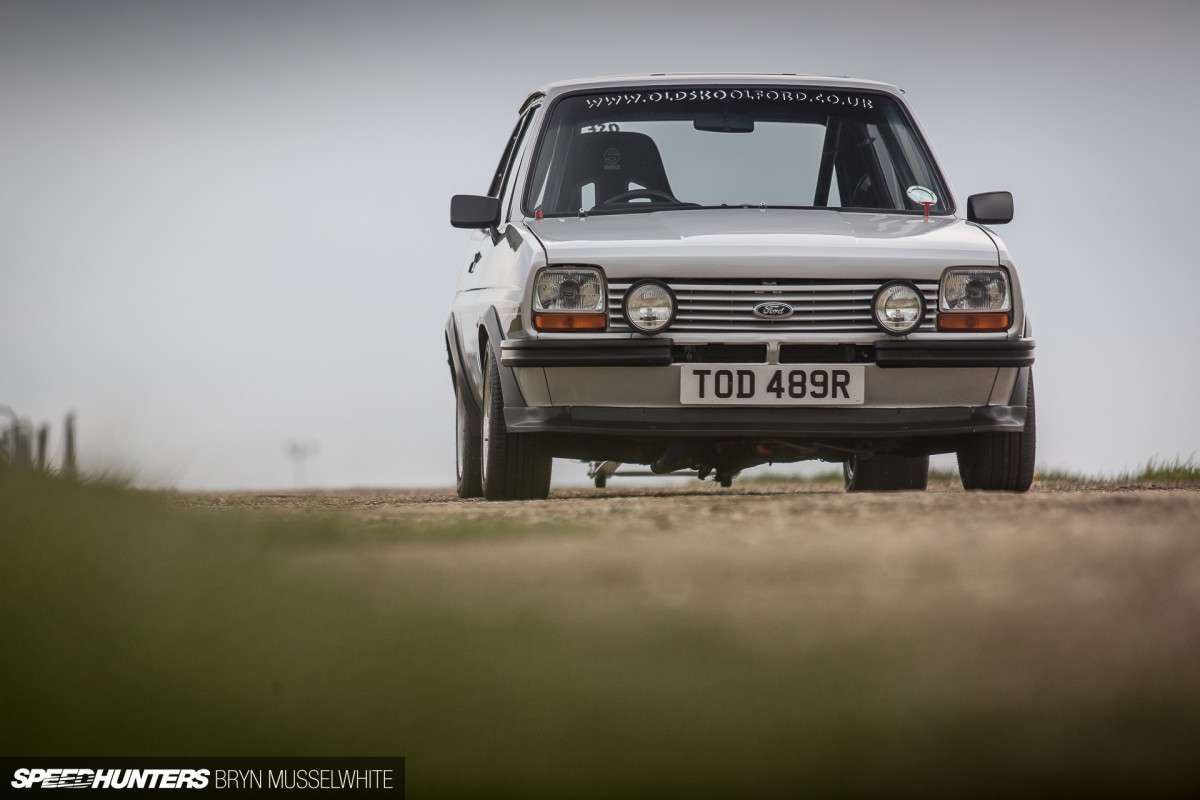 Old Skool Ford Fiesta 100E Cosworth Subaru Santa Pod (23 of 84)