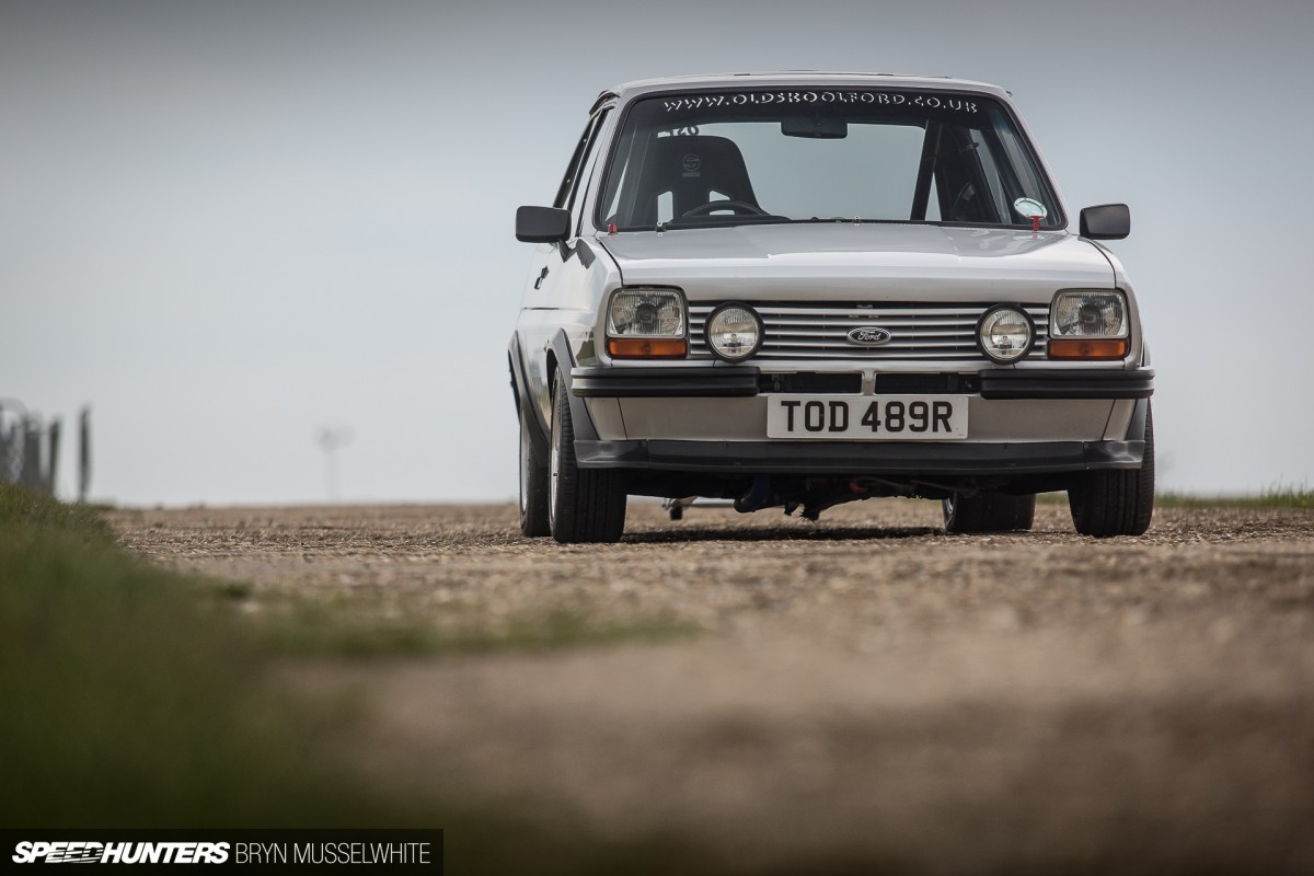 Old Skool Ford Fiesta 100E Cosworth Subaru Santa Pod (24 of 84)