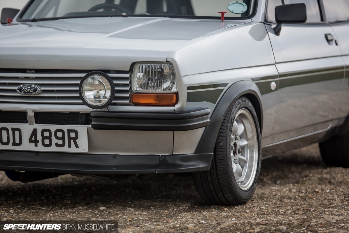 Old Skool Ford Fiesta 100E Cosworth Subaru Santa Pod (25 of 84)