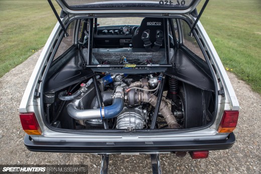 Old Skool Ford Fiesta 100E Cosworth Subaru Santa Pod (35 of&nbsp;84)