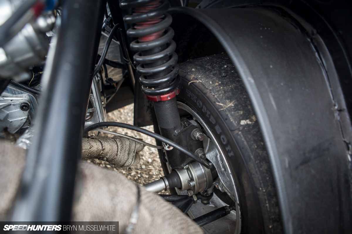 Old Skool Ford Fiesta 100E Cosworth Subaru Santa Pod (36 of 84)